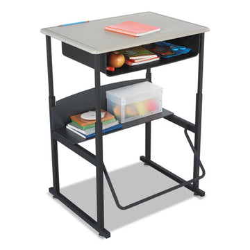 Safco® Alphabetter Desks, 28" X 20" X 26" To 42", Beige freeshipping - TVN Wholesale